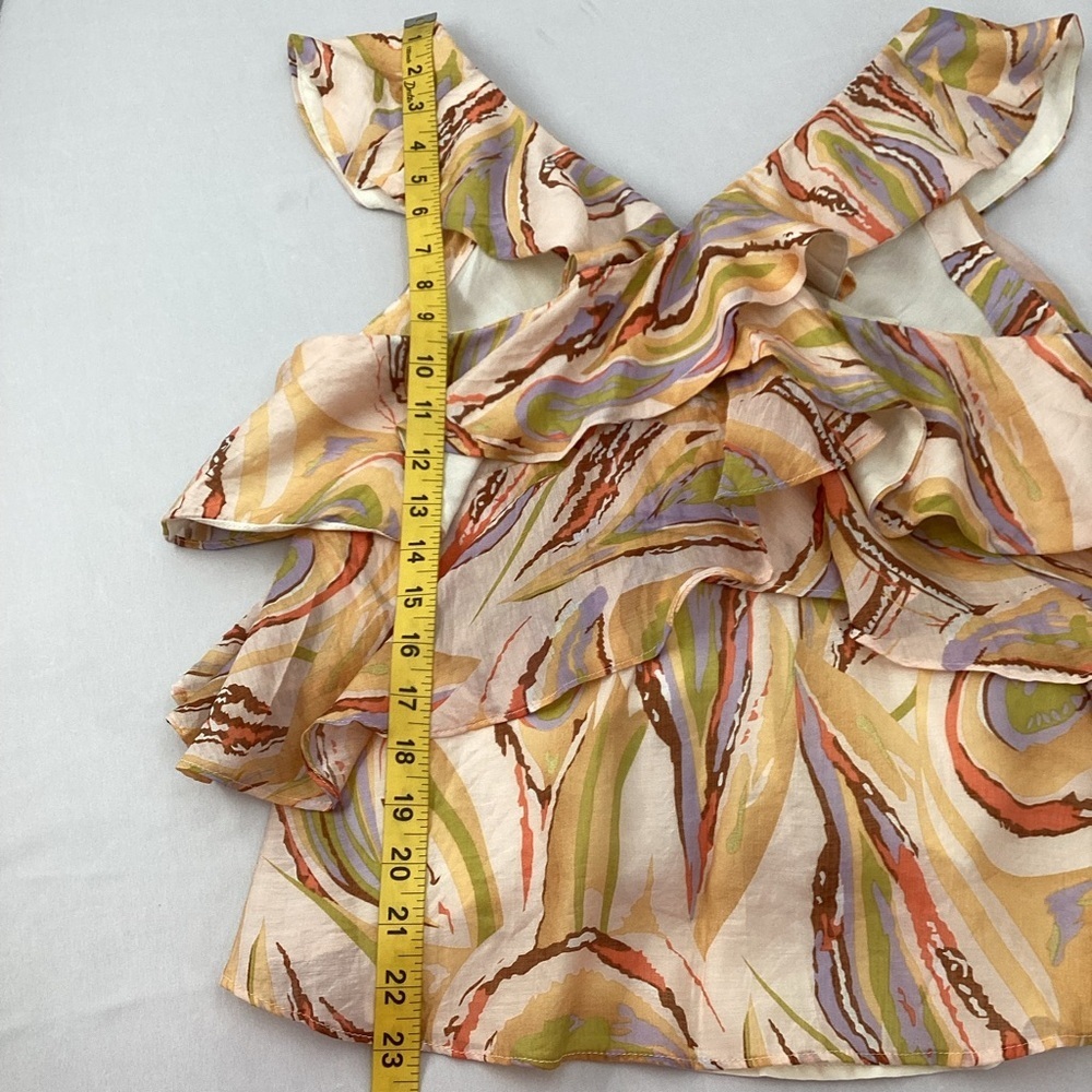 By Together Multicolor Ruffled Blouse - Picture 11 of 13